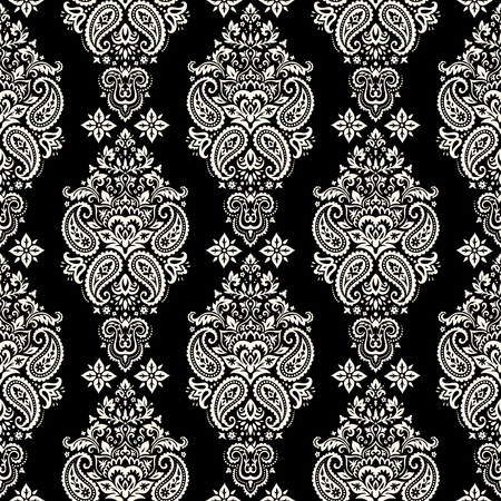Seamless paisley patternの写真素材