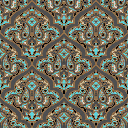 Seamless paisley patternのイラスト素材