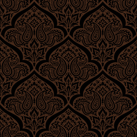 Seamless paisley patternのイラスト素材