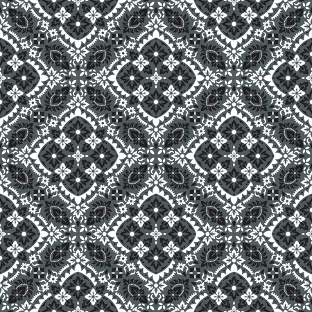 Vector damask seamless patternのイラスト素材