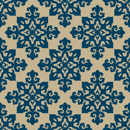 Seamless vector pattern. Traditional asian ornamental motive.のイラスト素材