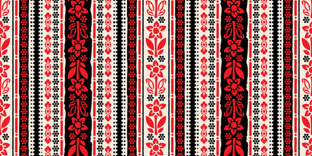 Seamless pattern based on ornament paisley Bandana Print. Boho vintage style vector background. Silk neck scarf or kerchief square pattern design style, best motive for print on fabric or papper.のイラスト素材