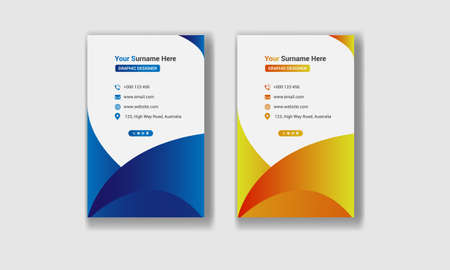 Corporate email signature design layout.のイラスト素材