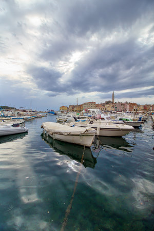 Rovinj - Beautiful city in Croatiaの写真素材