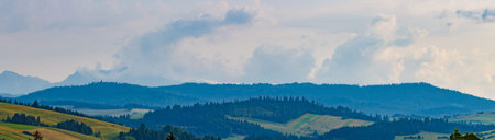 View at the Tatra Mountains from Niedzica