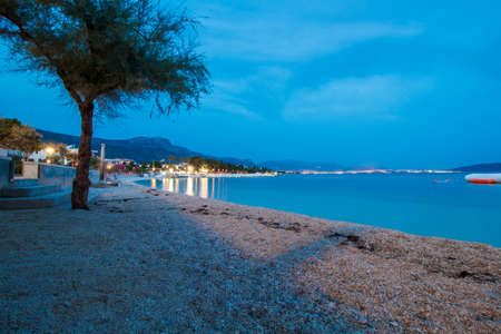 Panorama of the city of Split - Dalmatia - Croatiaの写真素材