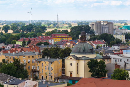 View at Kruszwica town - Poland