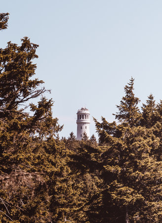 Owl Mountains (Sowie Mountains) in Poland - Big Owl Mountainの写真素材