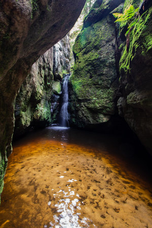The Rock Town of Adrspach in the Czech Republicの写真素材
