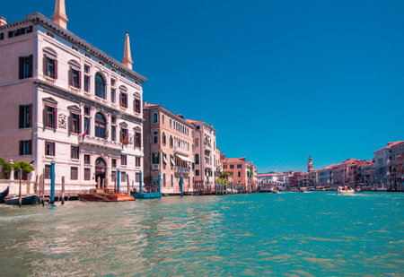 View at Venice city - Italyの写真素材