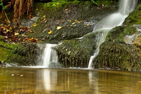 Soft water flowsの写真素材