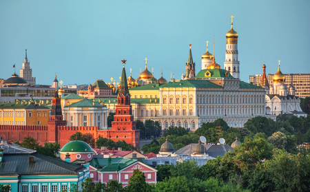 The historical center of Moscowの写真素材