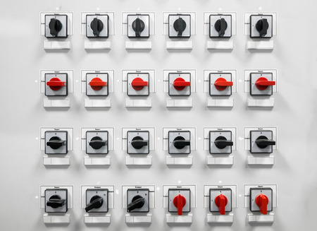 Dial control The production of electricity.の写真素材