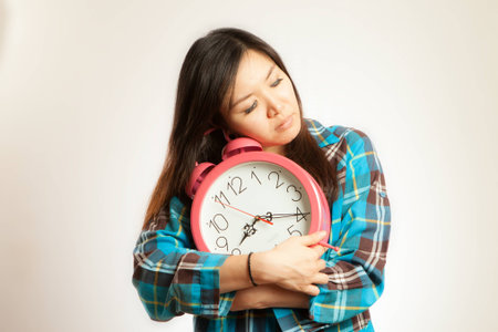 Asian woman still want to sleep