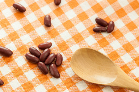 Red beans shooting in studio