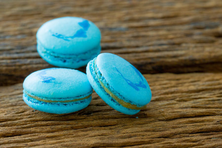 colorful macarons shooting in studioの写真素材