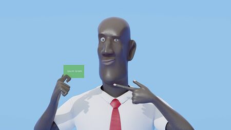 people holding blank card, boardAの写真素材