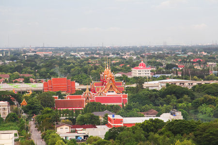 Landscape at Min Buri District in Thailand.の写真素材