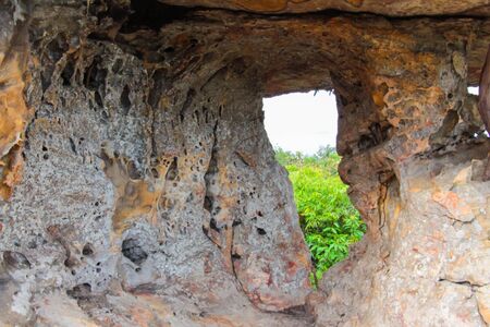 Rocks at Pa Hin Ngam National Park,Thailandの写真素材