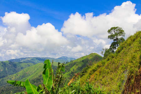 Landscape on the mountain at countryside in Thailand.の写真素材