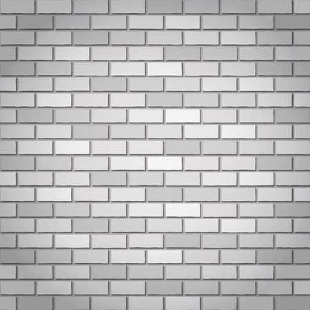 clean blank white and grey brick walls backgroundのイラスト素材