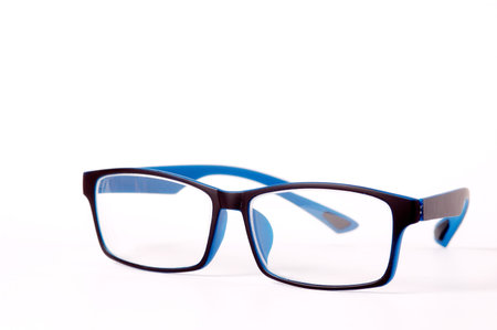 Glasses. Isolated on white background の写真素材