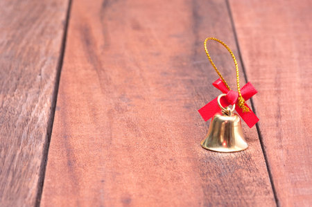 wooden background with chrismas decoration