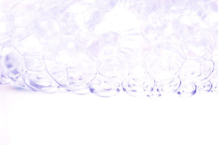 Soap foam and bubbles background