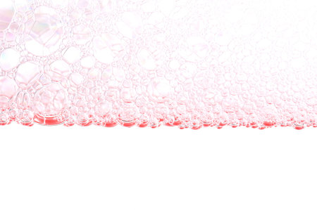 abstract foam bubbles white texture background