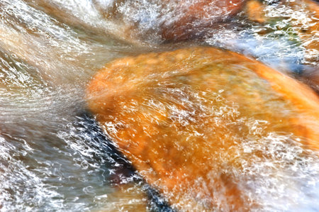 abstract of a swiftly moving stream
