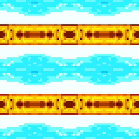 seamless tileable pixel texture patternの写真素材