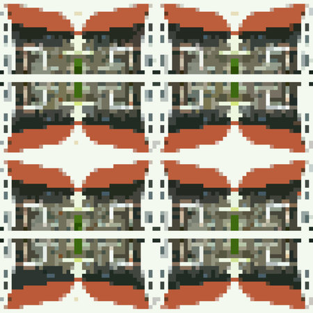 seamless tileable pixel texture patternの写真素材