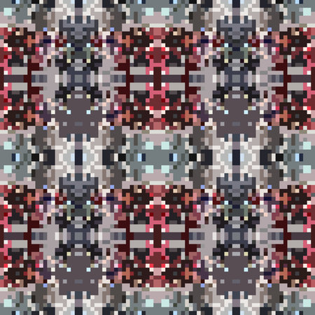 seamless tileable pixel texture patternの写真素材