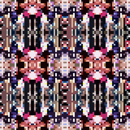 seamless tileable pixel texture patternの写真素材