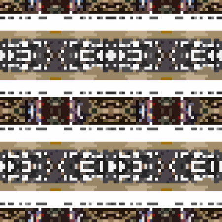 seamless tileable pixel texture patternの写真素材