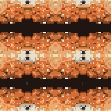 seamless tileable pixel texture patternの写真素材