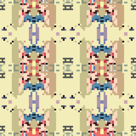 seamless tileable pixel texture patternの写真素材