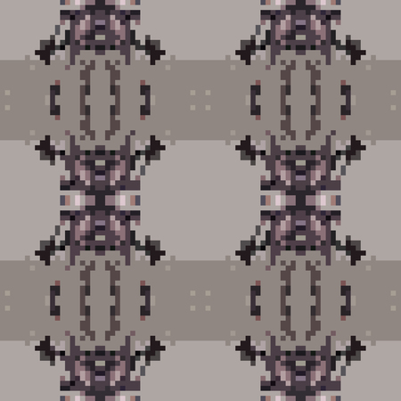 seamless tileable pixel texture patternの写真素材