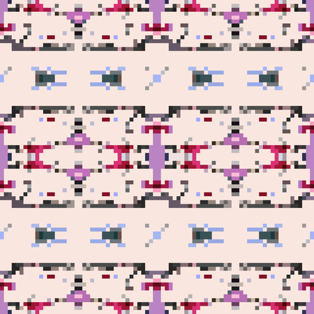 seamless tileable pixel texture patternの写真素材