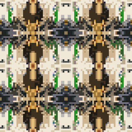 seamless tileable pixel texture patternの写真素材