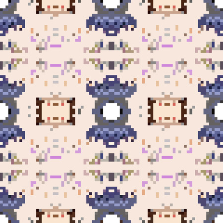 seamless tileable pixel texture patternの写真素材