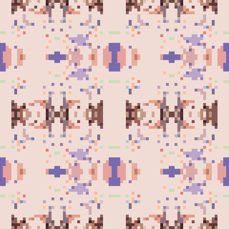 seamless tileable pixel texture patternの写真素材