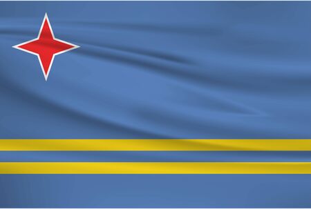 Flag Of Arubaのイラスト素材
