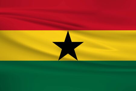Flag Of Ghanaのイラスト素材