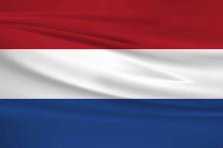 Flag Of Netherlandsのイラスト素材