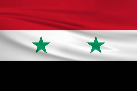 Flag Of Syrianのイラスト素材