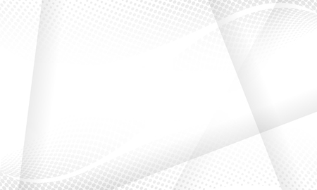 Halftone white light & grey background. vector design concept. Decorative web layout or poster, banner.のイラスト素材