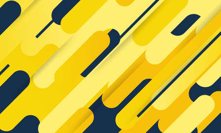 Minimal geometric abstrract background. Dynamic shapes composition.の写真素材