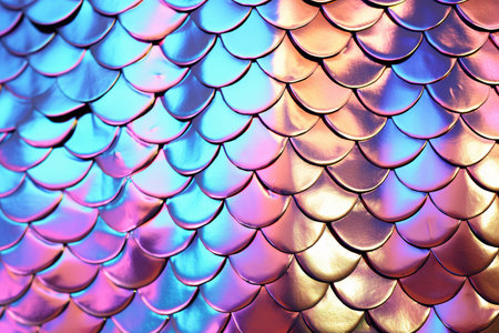 Holographic foil texture with a spectrum of colors. Texture, background, patternの素材