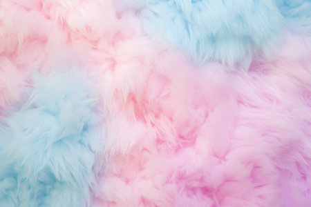 Fluffy cotton candy texture in soft pastel color background. Texture, background, patternの素材